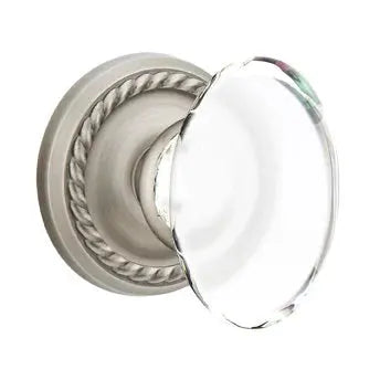 Emtek Hampton Door Knob with Rope Rose by Emtek