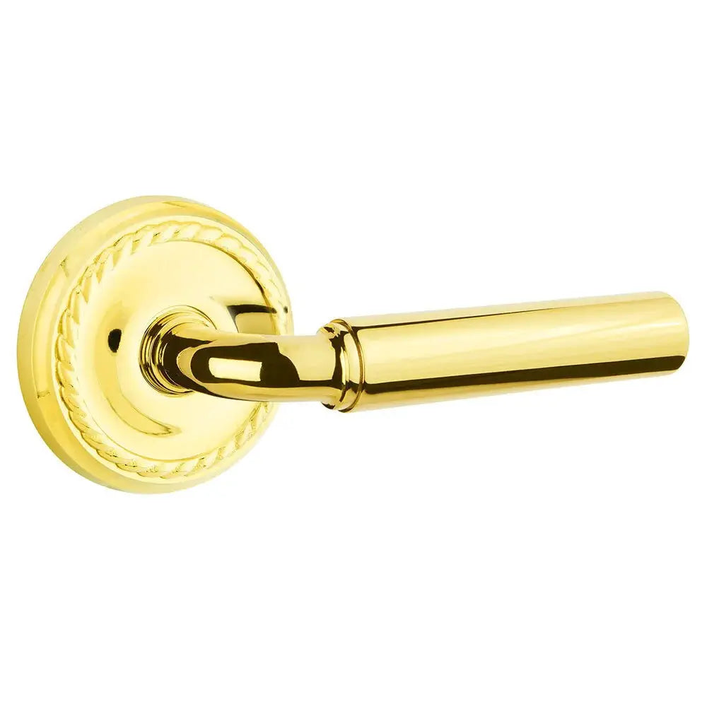 Emtek Manning Door Lever with Rope Rose by Emtek