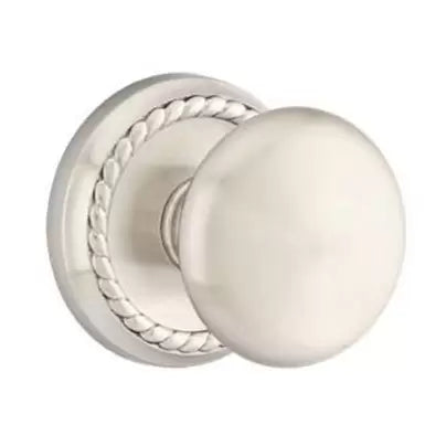 Emtek Providence Door Knob with Rope Rose by Emtek