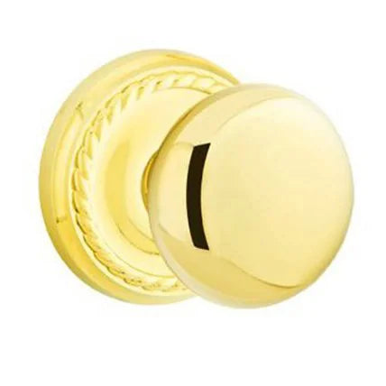Emtek Providence Door Knob with Rope Rose by Emtek