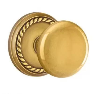 Emtek Providence Door Knob with Rope Rose by Emtek