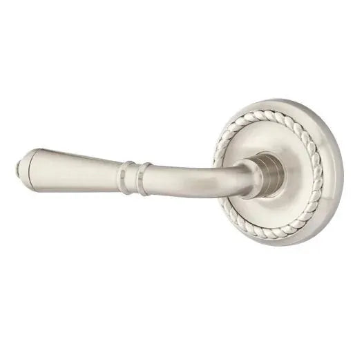 Emtek Turino Door Lever with Rope Rose by Emtek