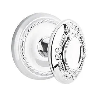 Emtek Victoria Knob with Rope Rose by Emtek