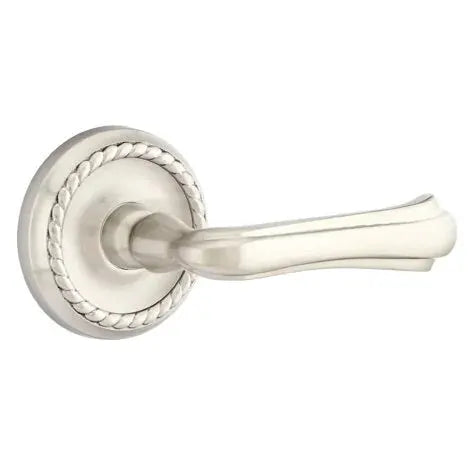 Emtek Wembley Lever with Rope Rose by Emtek
