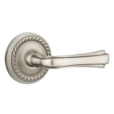 Emtek Wembley Lever with Rope Rose by Emtek