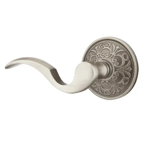 Emtek Cortina Door Lever with Lancaster Rose by Emtek