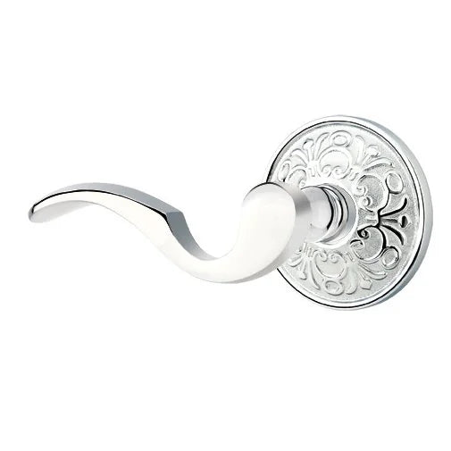 Emtek Cortina Door Lever with Lancaster Rose by Emtek