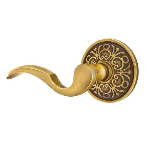 Emtek Cortina Door Lever with Lancaster Rose by Emtek