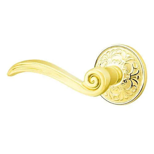 Emtek Elan Lever with Lancaster Rose by Emtek