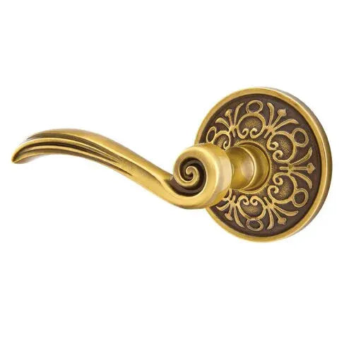 Emtek Elan Lever with Lancaster Rose by Emtek