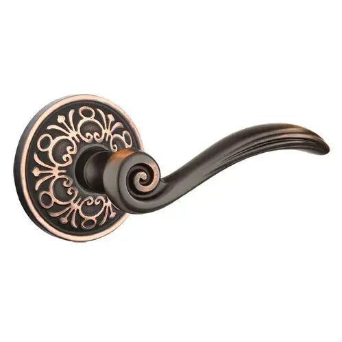Emtek Elan Lever with Lancaster Rose by Emtek