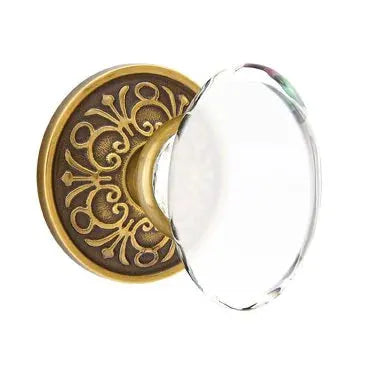 Emtek Hampton Door Knob with Lancaster Rose by Emtek