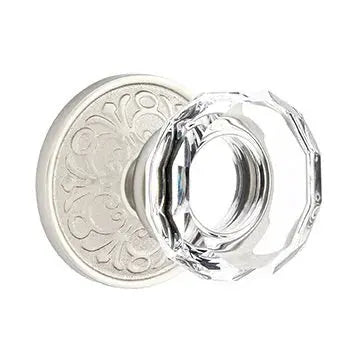 Emtek Lowell Door Knob with Lancaster Rose by Emtek