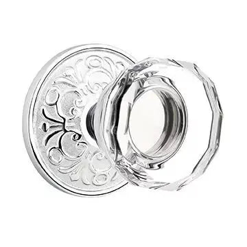 Emtek Lowell Door Knob with Lancaster Rose by Emtek