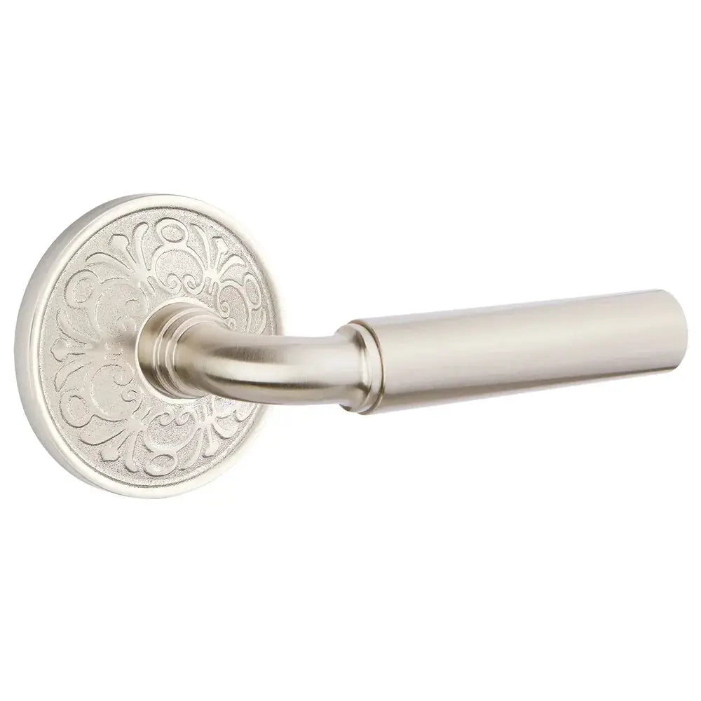 Emtek Manning Door Lever with Lancaster Rose by Emtek