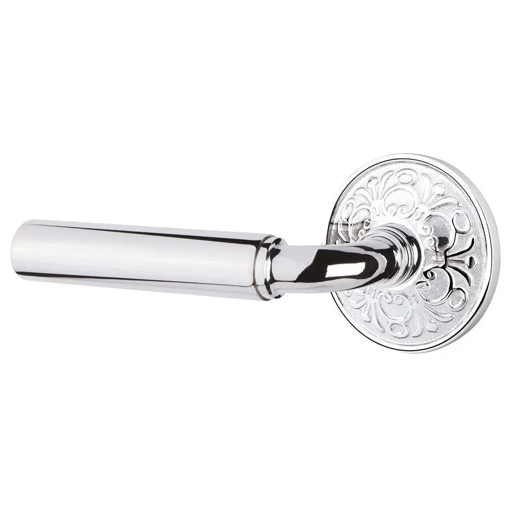 Emtek Manning Door Lever with Lancaster Rose by Emtek