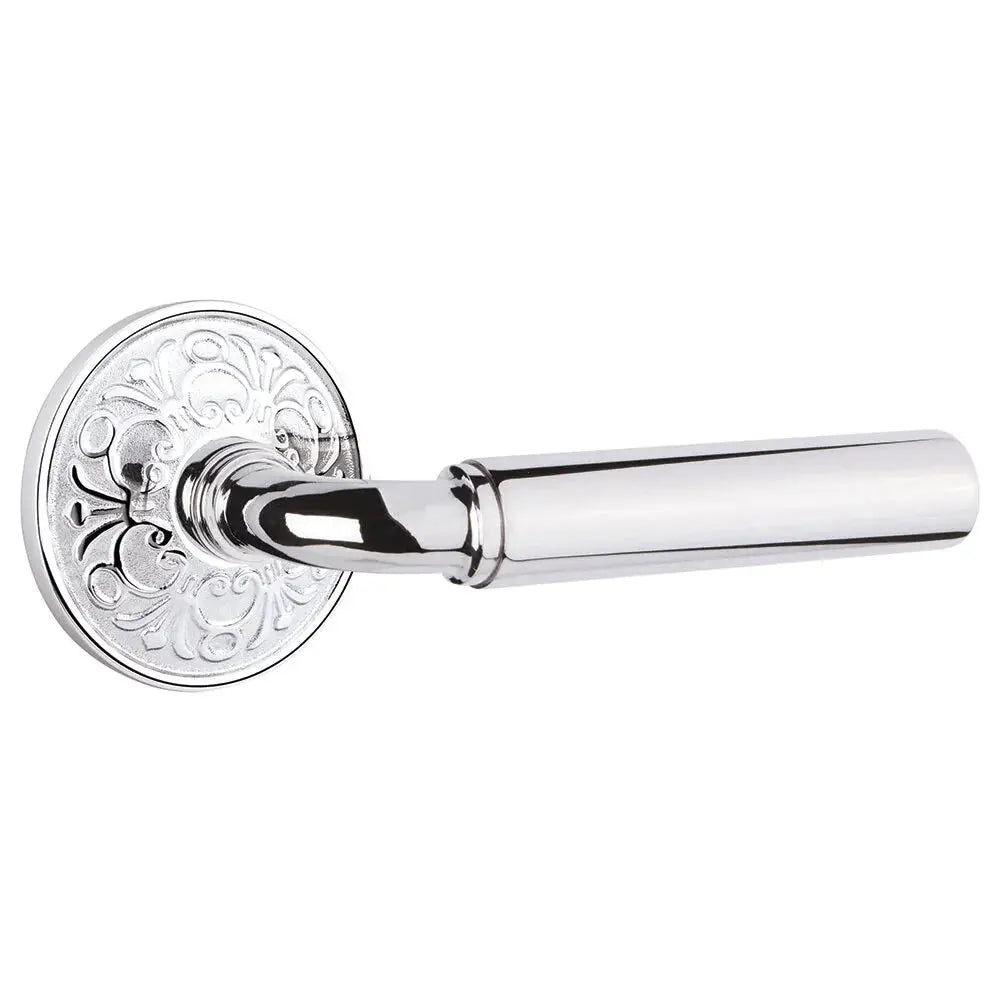 Emtek Manning Door Lever with Lancaster Rose by Emtek