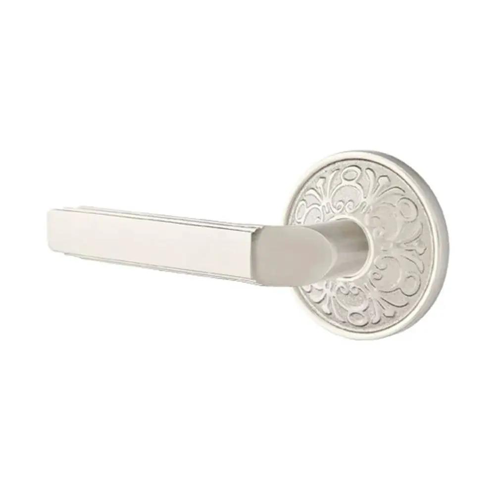 Emtek Milano Door Lever with Lancaster Rose by Emtek