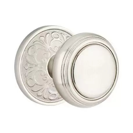 Emtek Norwich Door Knob with Lancaster Rose by Emtek