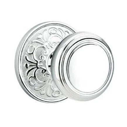 Emtek Norwich Door Knob with Lancaster Rose by Emtek