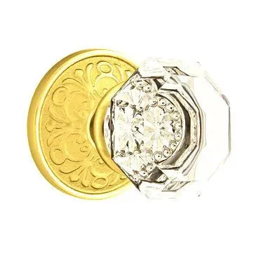 Emtek Old Town Door Knob with Lancaster Rose by Emtek