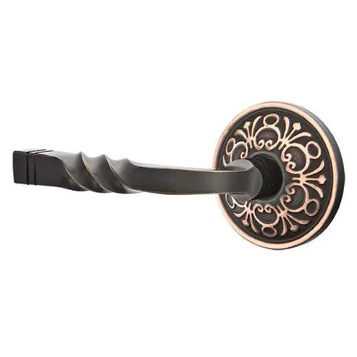 Emtek Sante Fe Lever with Lancaster Rose by Emtek