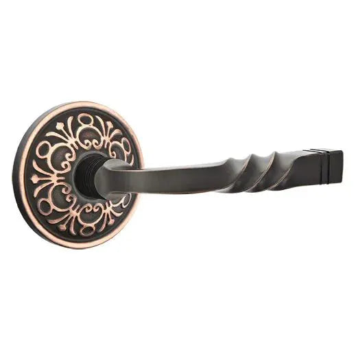 Emtek Sante Fe Lever with Lancaster Rose by Emtek