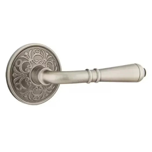Emtek Turino Door Lever with Lancaster Rose by Emtek