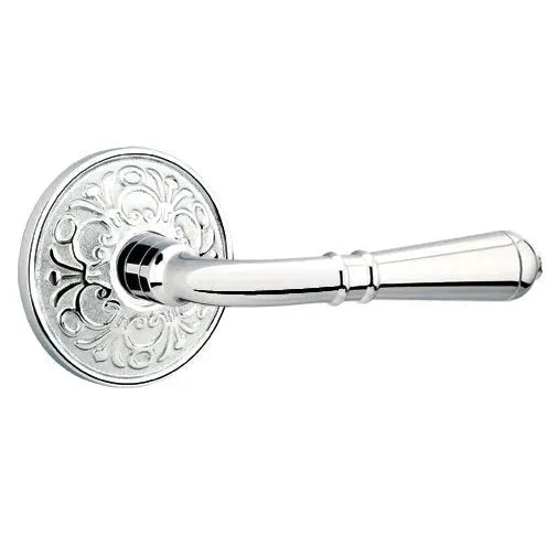 Emtek Turino Door Lever with Lancaster Rose by Emtek