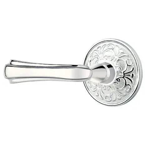 Emtek Wembley Lever with Lancaster Rose by Emtek