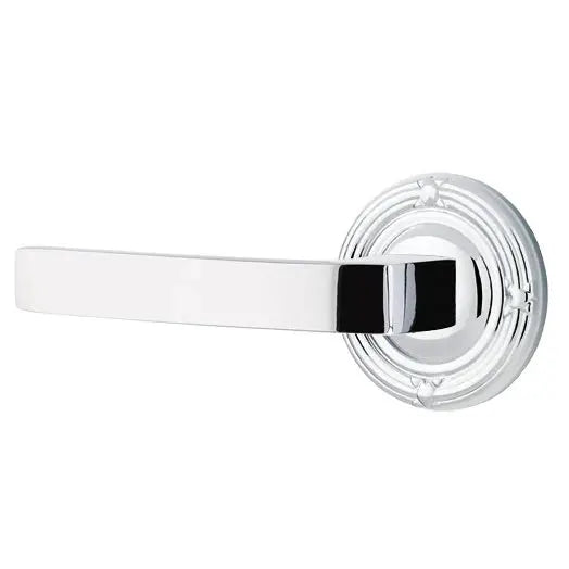 Emtek Breslin Lever with Ribbon and Reed Rose by Emtek