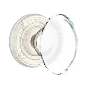 Emtek Hampton Door Knob with Ribbon and Reed Rose by Emtek