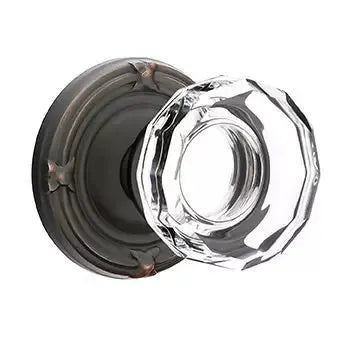 Emtek Lowell Door Knob with Ribbon and Reed Rose by Emtek