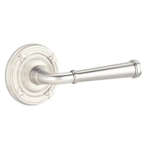 Emtek Merrimack Lever with Ribbon and Reed Rose by Emtek