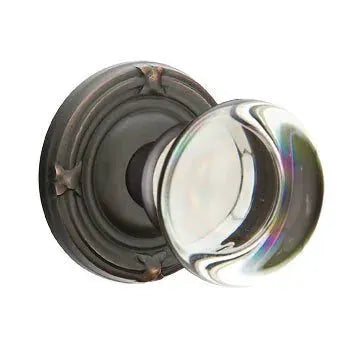 Emtek Providence Door Knob with Ribbon and Reed Rose by Emtek