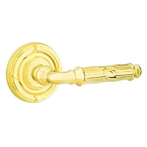 Emtek Ribbon and Reed Lever with Ribbon and Reed Rose by Emtek