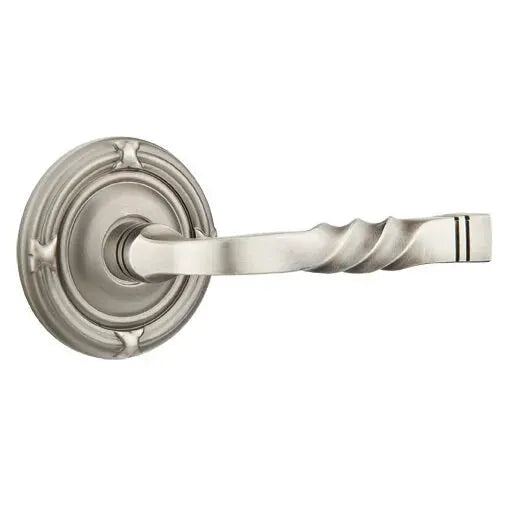 Emtek Sante Fe Lever with Ribbon and Reed Rose by Emtek