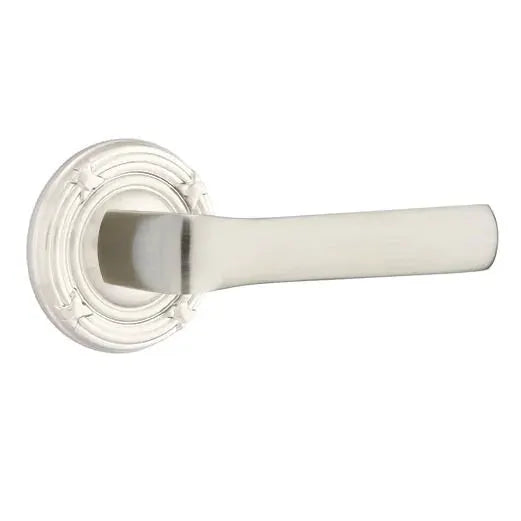 Emtek Spencer Lever with Ribbon and Reed Rose by Emtek