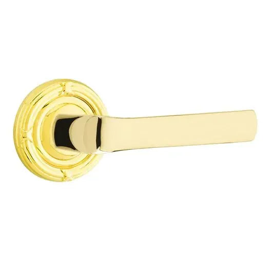 Emtek Spencer Lever with Ribbon and Reed Rose by Emtek