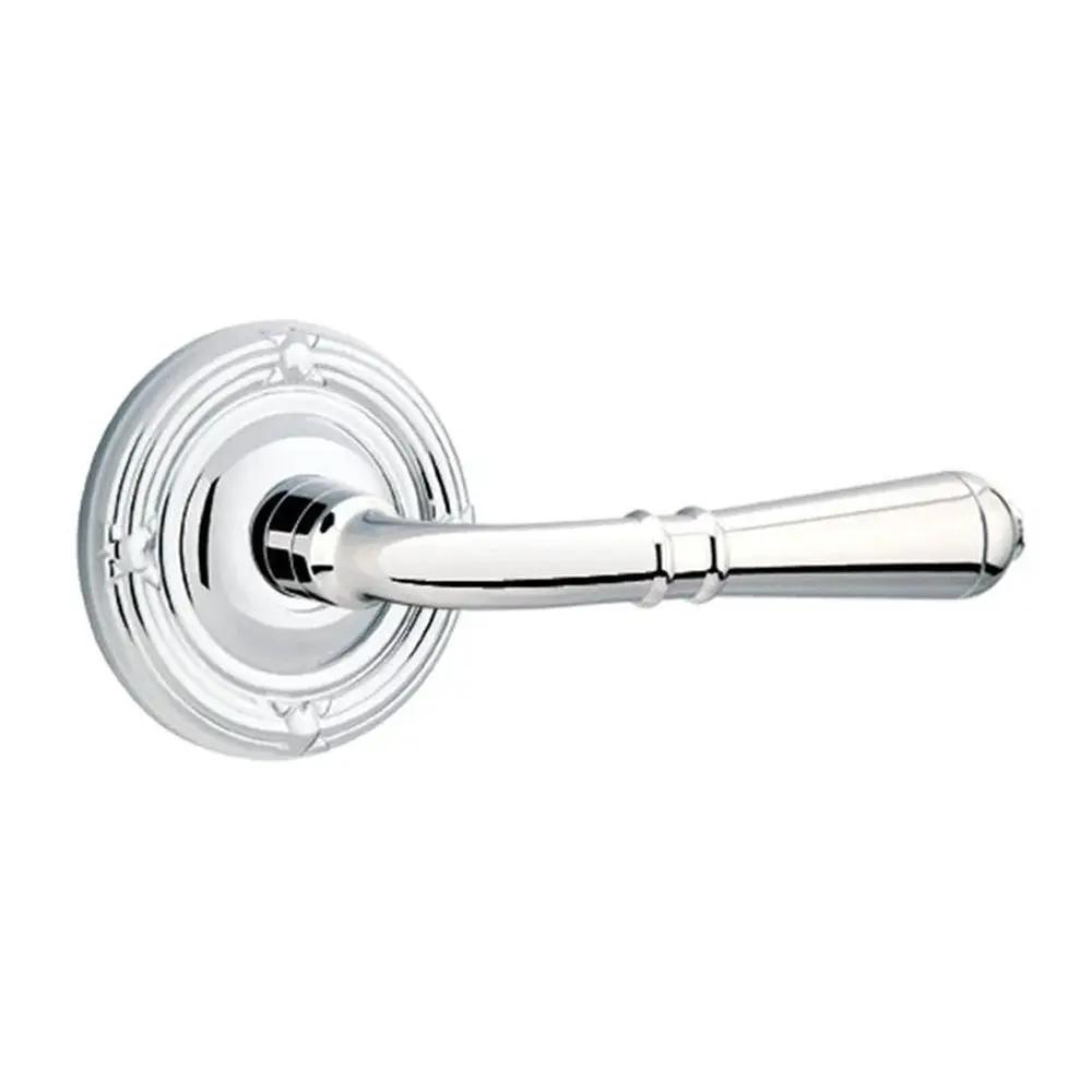 Emtek Turino Door Lever with Ribbon and Reed Rose by Emtek
