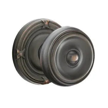 Emtek Waverly Door Knob with Ribbon and Reed Rose by Emtek