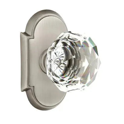Emtek Diamond Door Knob with #8 Rose by Emtek