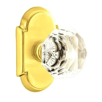 Emtek Diamond Door Knob with #8 Rose by Emtek