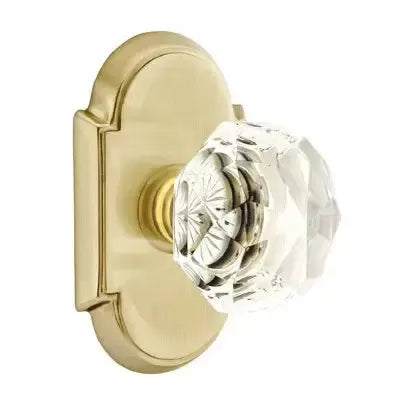 Emtek Diamond Door Knob with #8 Rose by Emtek
