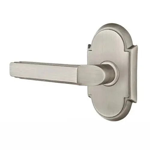 Emtek Milano Door Lever with #8 Rose by Emtek