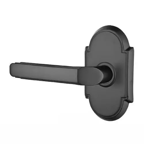 Emtek Milano Door Lever with #8 Rose by Emtek