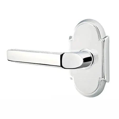 Emtek Milano Door Lever with #8 Rose by Emtek