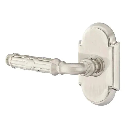 Emtek Ribbon and Reed Lever with #8 Rose by Emtek
