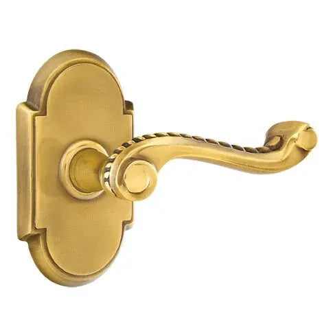 Emtek Rope Lever with #8 Rose by Emtek