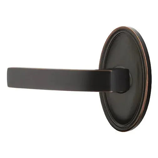 Emtek Breslin Lever with Oval Rose by Emtek